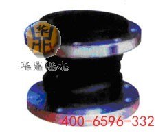 河南郑州JGD-A1型加强式可曲挠双球橡胶接头厂家华鼎供水