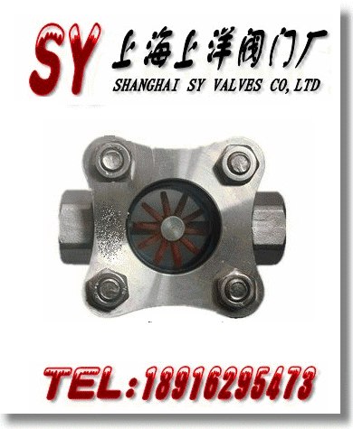 内螺纹对夹式叶轮水流指示器