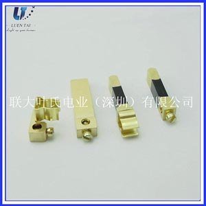 供应五金英规BS插头铜脚 英标铜脚 四件套 插头铜件