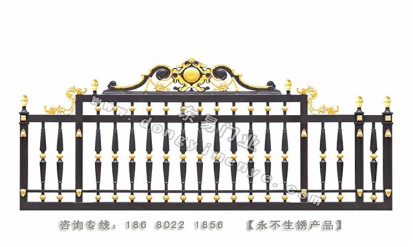 供应佛山铸铝庭院门厂家DY-T10
