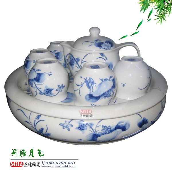 供应景德镇陶瓷茶具 功夫茶具套装 礼品茶具