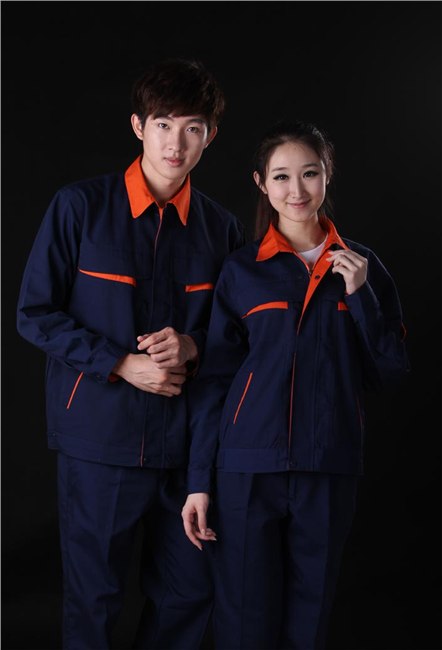 供应现货珠帆普通工装厂服工程服劳保服工作服员工制服批发SK1102