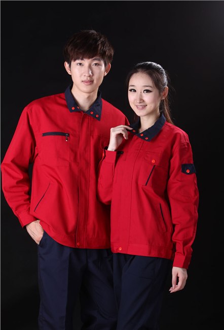 供应现货珠帆普通工装厂服工程服劳保服工作服员工制服批发SK1104