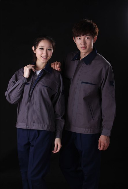 供应现货珠帆普通工装厂服工程服劳保服工作服员工制服批发SK1105