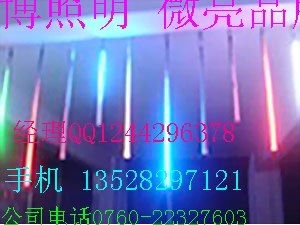 供应春节装饰树上挂件LED流星灯 1米流星雨彩灯
