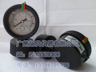供应进口防震压力表PP隔膜压力表