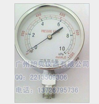供应雅德径向PRESSUREGAUGE煤气膜盒表