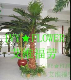 供应常青藤制作仿真棕榈树工厂，仿真棕榈树组合加工制作批发零售