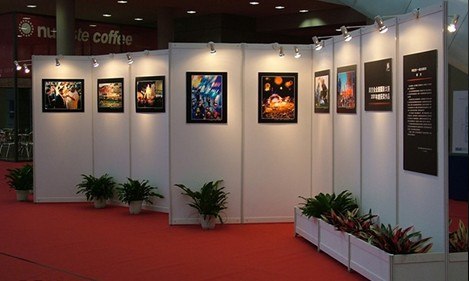 年销会展位；产品展摊；材料展架