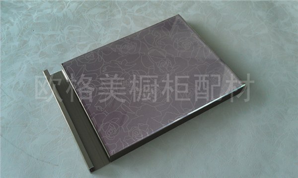 厂家供应晶钢门铝材A款隐框拉手G型拉手