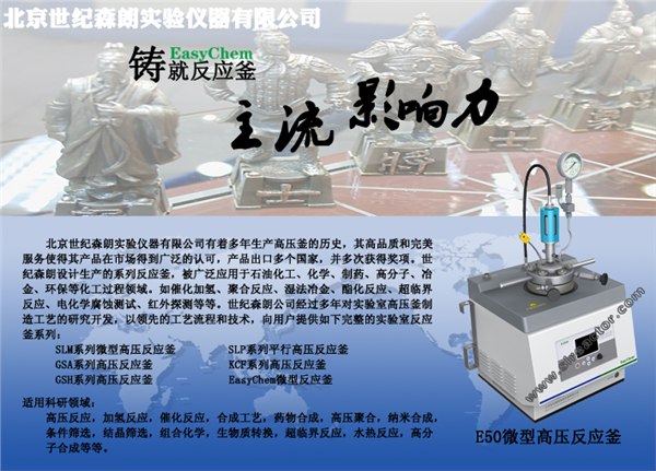 供应台湾E50微型高压反应釜