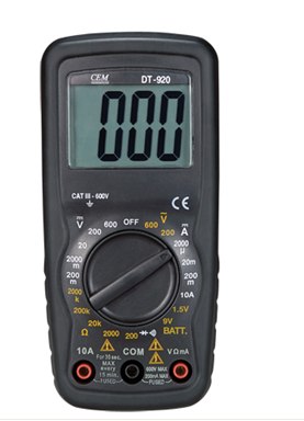 供应CEM华盛昌DT-920小型数字万用表DT920  