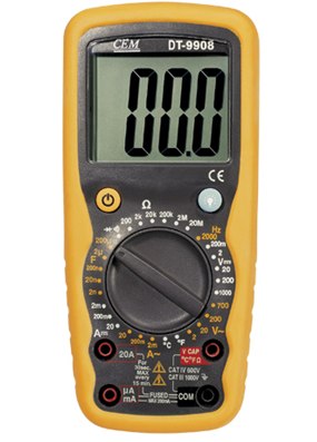 供应CEM华盛昌DT-9908高性能高精确数字万用表DT9908 