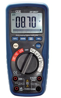 供应CEM华盛昌DT-9927防水万用表DT9927 