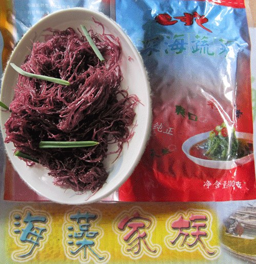 供应红绿菜水晶藻海发菜龙须菜