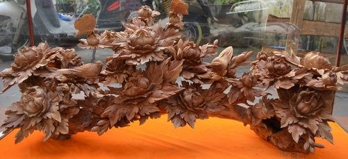供应缅甸檀香雕件