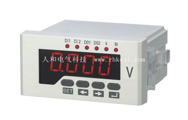 供应单相智能直流电压表RH-DV开孔111*111