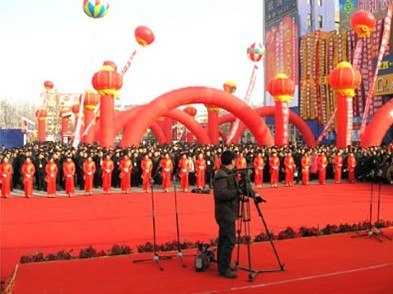 供应杭州庆典典礼拱门 气柱气模气球出租