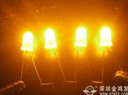 供应黄发黄（前扁后圆）连体灯