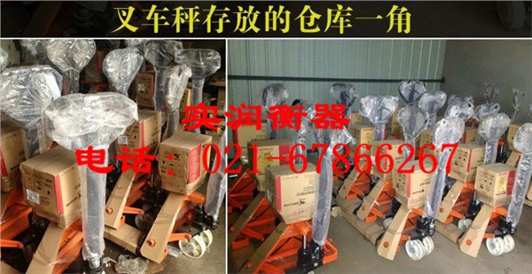 供应2吨电子秤叉车*最理想的称重器具*2吨手动液压车电子秤