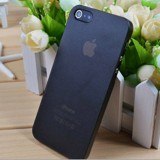 供应苹果iphone5超薄0.5mm磨砂手机壳批发 