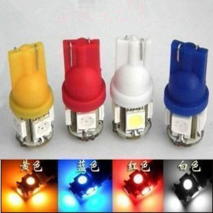 批发T10 5050 5SMD 5050芯片 LED示宽灯行车灯阅读灯牌照灯