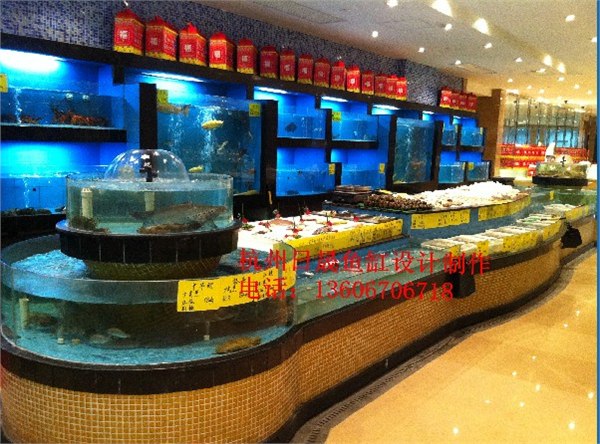 供应杭州海鲜池  各种高中档水族箱 海鲜池订制