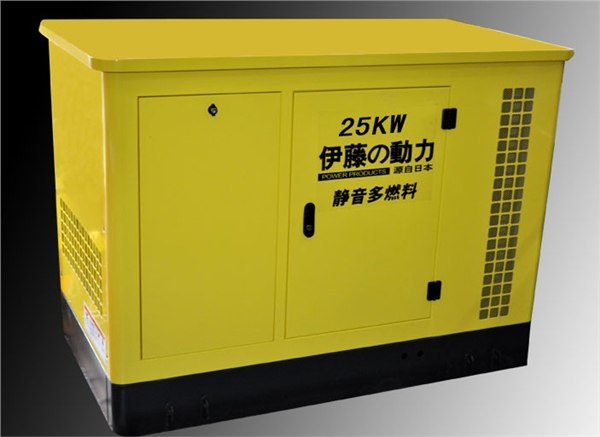 供应大功率静音式25KW汽油发电机