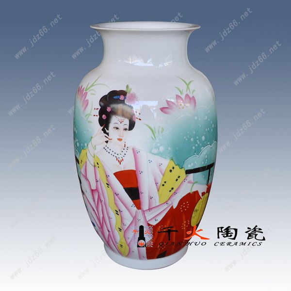 供应陶瓷花瓶粉彩花瓶产厂家送领导礼品
