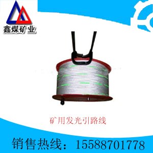 抗拉强度高矿用发光引路线