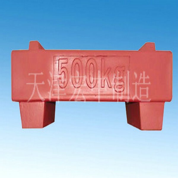 供应青海500公斤叉条式铸铁砝码
