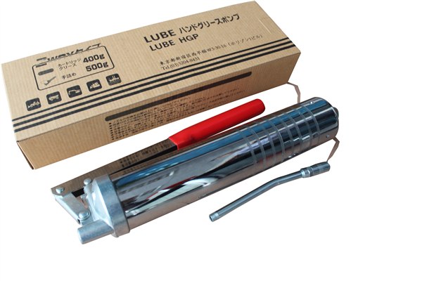 供应进口原装LUBE HGP400手动黄油枪 400克油脂专用加注油枪
