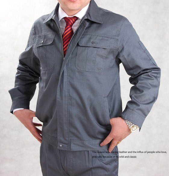 供应青岛现货工作服批发
