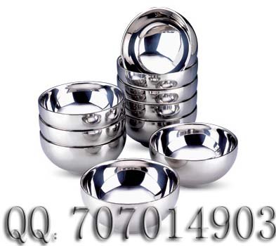 供应中秋送礼不锈钢金碗