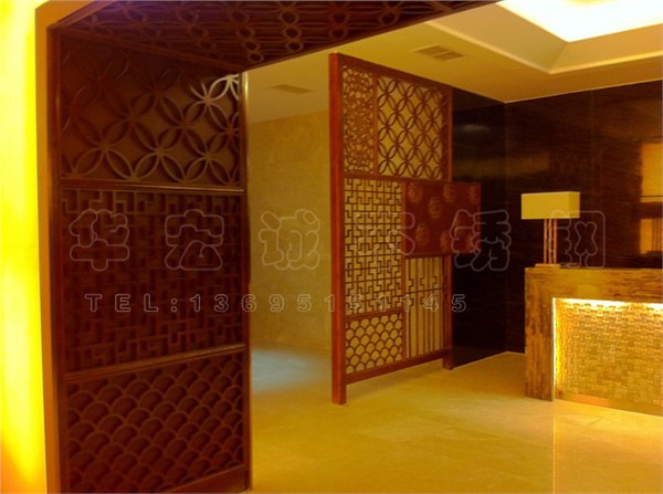 不锈钢古铜拉丝屏风花格加工厂
