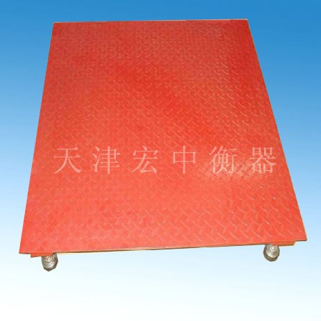 供应天津移动式电子地磅，秤，天津1吨带打印电子地上衡
