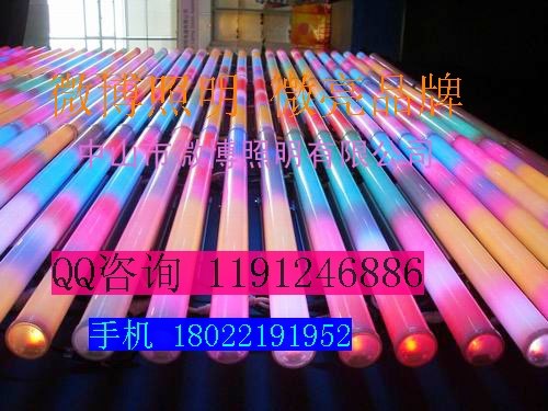 供应户外墙体桥梁装饰LED护栏管 七彩渐变护栏管加工厂