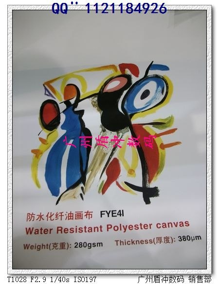 供应广州盾冲提供艺术布/白画布/无纺布打印
