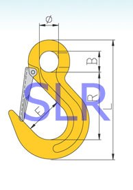 供应SLR-113 G80眼型货钩 山东神力 索具 王恒赞 锻造件 吊环 链条