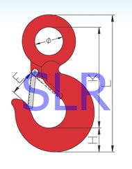 供应SLR-130 320A 眼型货钩 索具 王恒赞 锻造件 吊环 链条