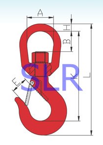 供应SLR-132 322A 旋转货钩 索具 王恒赞 锻造件 吊环 链条