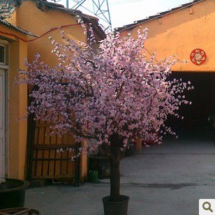 供应仿真桃花树北京桃花树春节仿真桃花树新年桃花许愿树