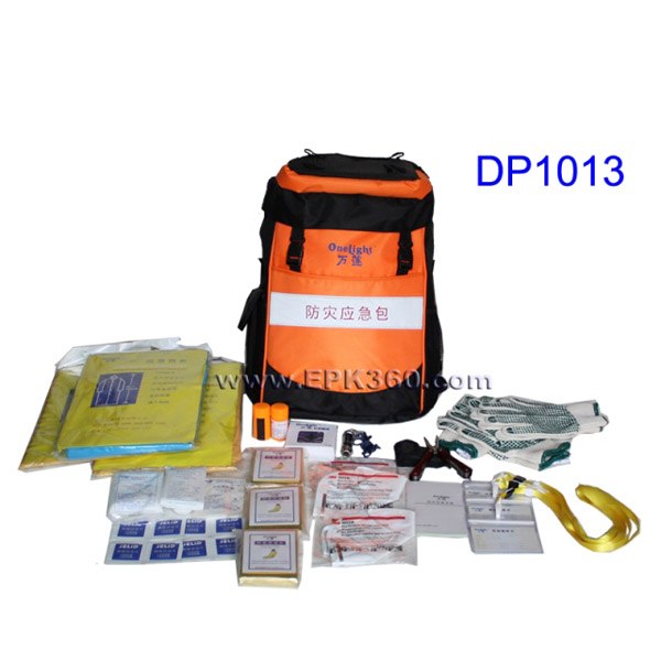 供应万莲防灾应急包基本型三人装DP1013