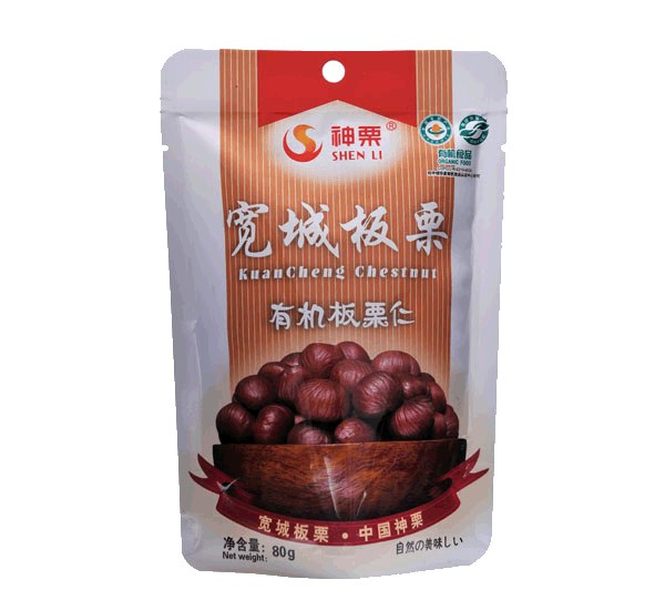 供应新包装甘栗仁单袋80g