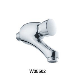 供应W35502入墙式延时面盆龙头