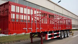 供应轻型仓栅式半挂车  仓栏半挂车手续