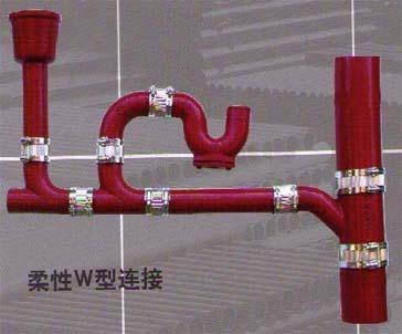 供应关键供应渝中区W型柔性铸铁排水管-楼房排水专用管