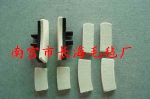 供应不干胶毛毡条，毛毡密封条-长海毛毡
