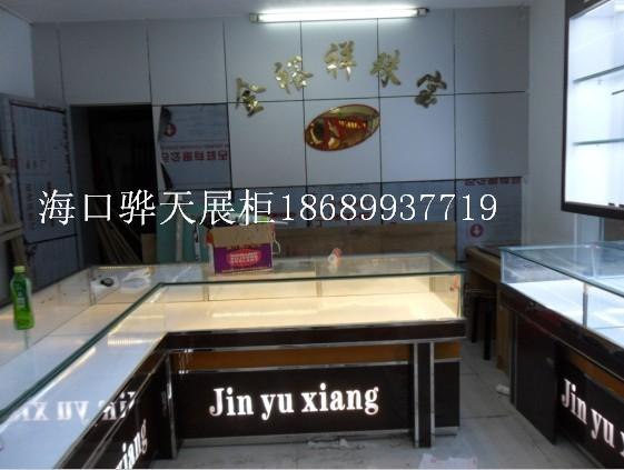 供应海口玉器珠宝专柜定制海口展柜厂家生产海南黄金银饰货柜