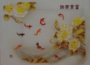 人工沙雕画玻璃